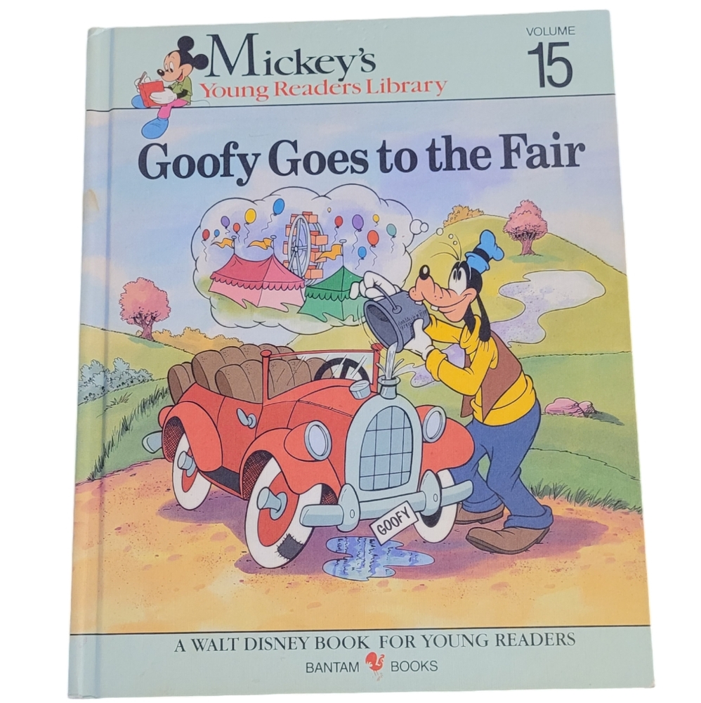 Mickey's Young Readers Library- Volume 15- Goofy Goes to the Fair- 1990